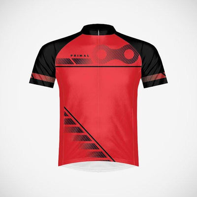 Aidan Red Men's Cycling Jersey - Small Only